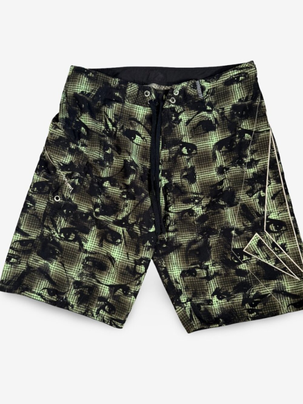 Y2K Volcom Playered Mod Print Board Shorts